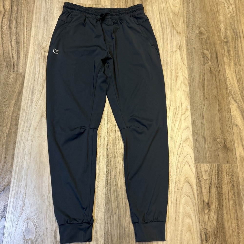 G Gradual Men's‎ Large Sweatpants with Zipper Pockets Tapered Joggers Gray